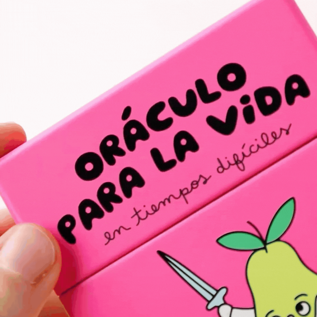 Gif del oráculo para la vida de la artista argentina Flo Meije