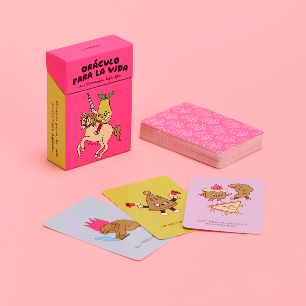 Baraja de cartas oráculo para la vida de la artista argentina Flo Meije