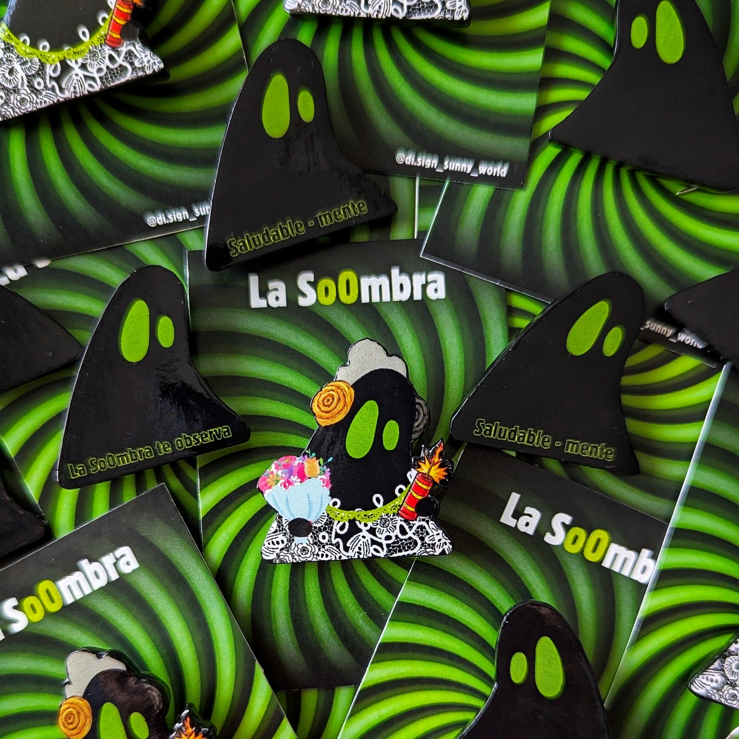 Broche sombra fallera de La SoOmbra