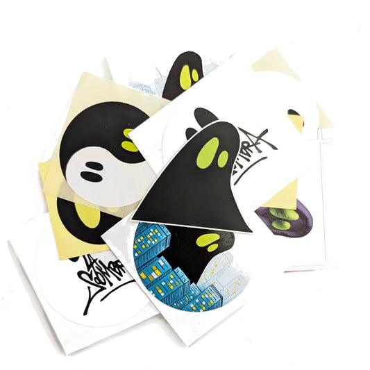 Pack de 50 pegatinas de La SoOmbra