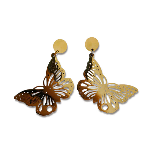 Pendientes Mariposa Imperial dorados
