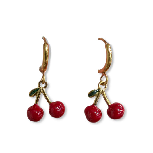 Pendientes arete Cerezas