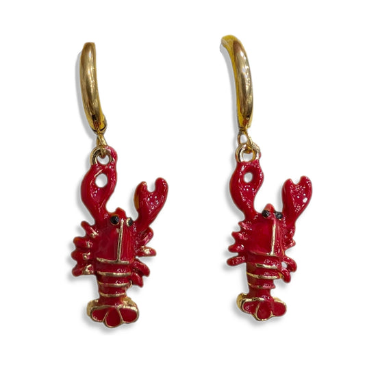 Pendientes arete Langostas