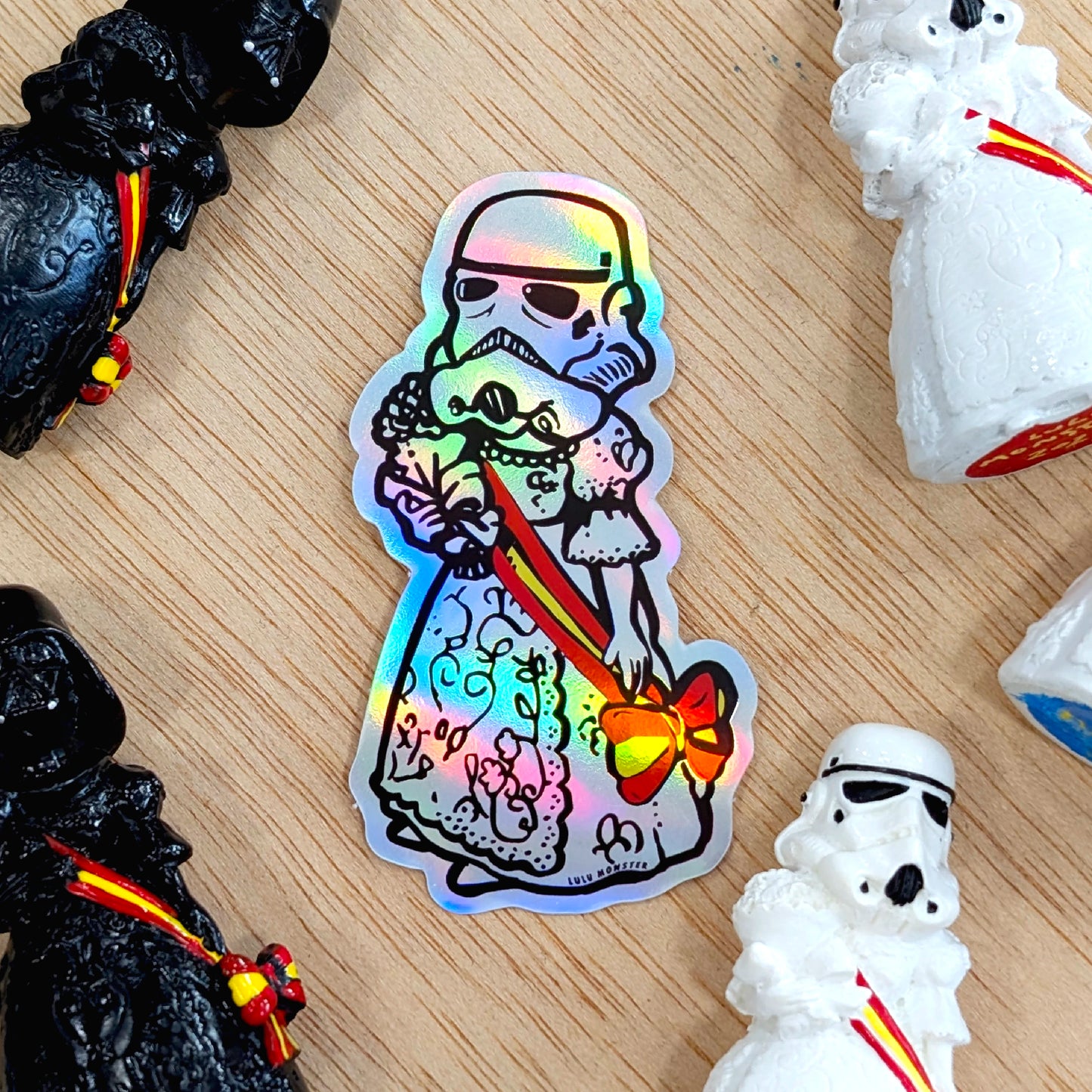 Pegatina Holográfica Fallera Trooper