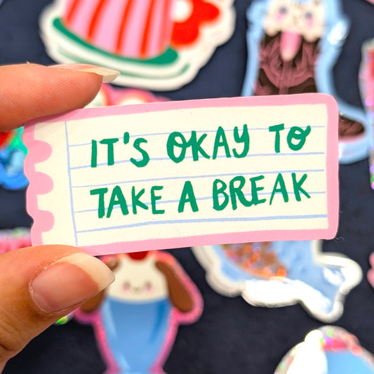 Pegatina Take a Break - Laura Ortiz