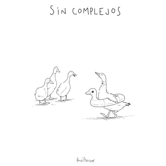 Print René Merino - Pato sin complejos