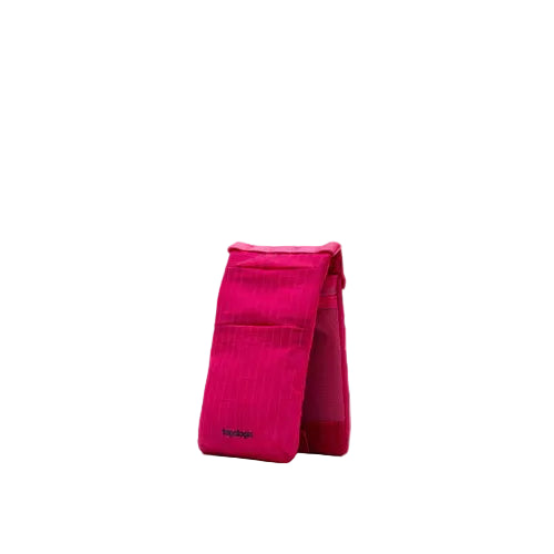 Bolso pequeño para llevar el móvil de Topologie en color rosa fucsia con tejido ripstop