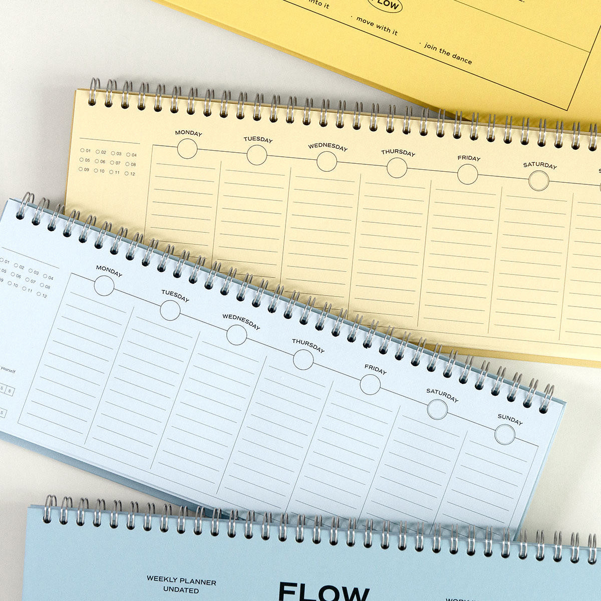 Planner semanal atemporal Flow de Iconic