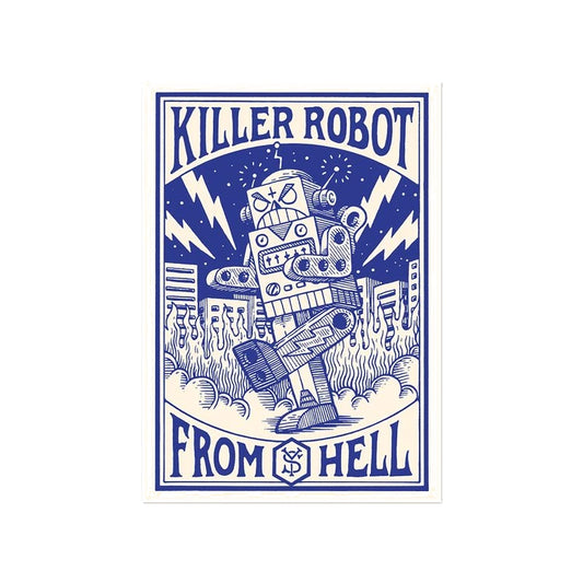 Postal Killer Robot de Yeaaah Studio