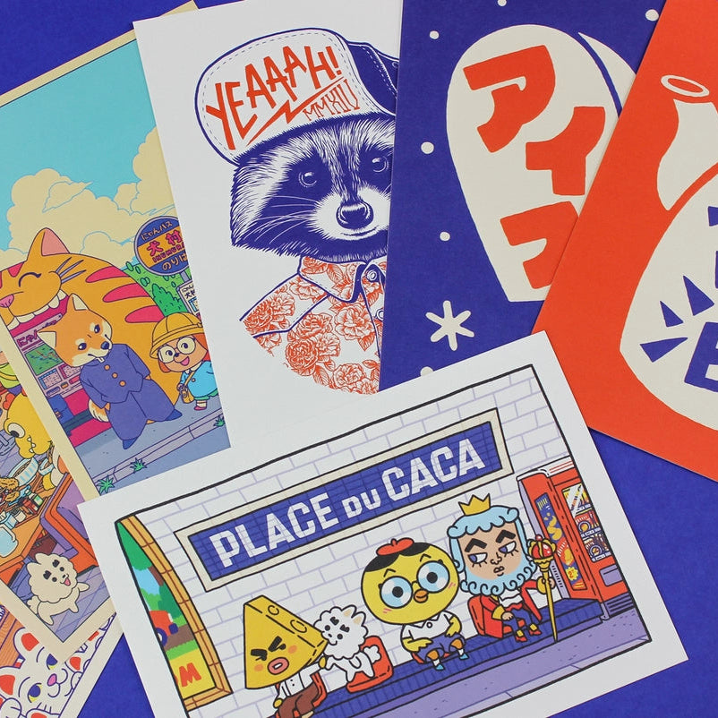 Postal Maneki Neko de Yeaaah Studio