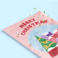 Detalle de una tarjeta de Navidad plantables de Resetea germinada