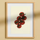 Mini print con dibujo de rama de tomates de Laura Ortiz
