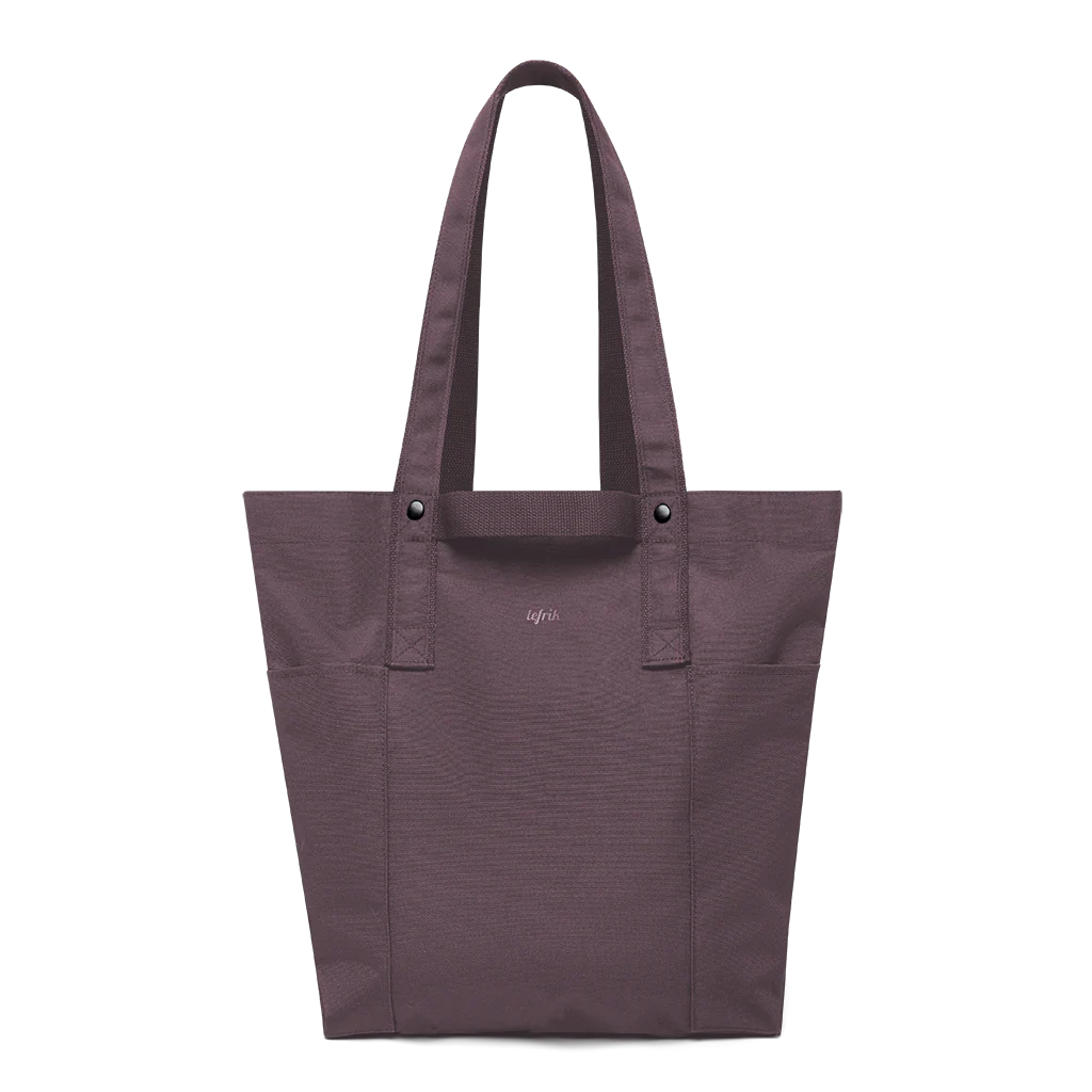Bolso tote bag color berenjena de Lefrik