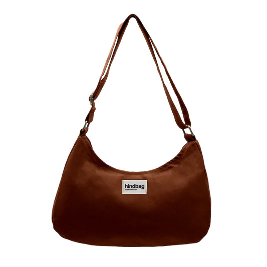 Bolsa Rosa color chocolate de Hindbag