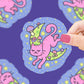 Pegatina Gato espacial de Turtle's Soup