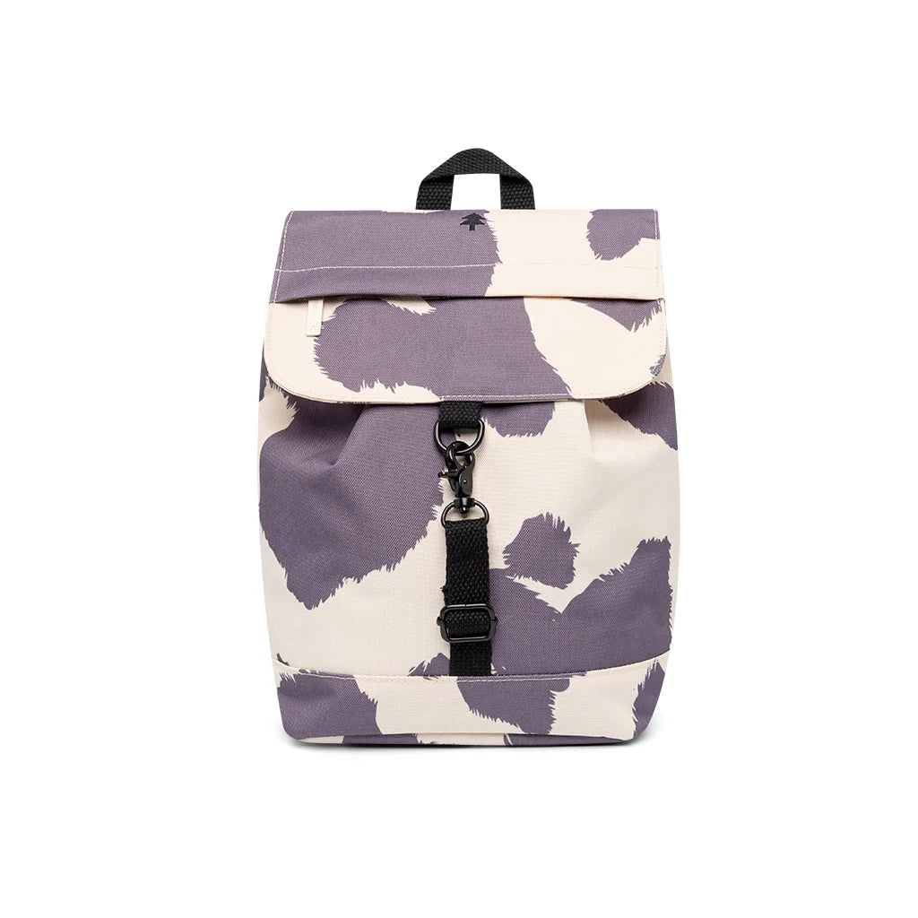 Mochila Scout Mini de Lefrik con estampado de vaca, reciclada e impermeable