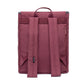 Parte trasera con correas acolchadas y ajustables de la mochila de Lefrik grande en color plum