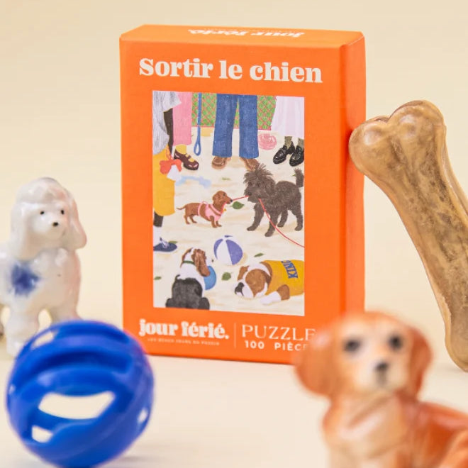 Puzzle de 100 piezas Sortir Le Chien - Jour Férié