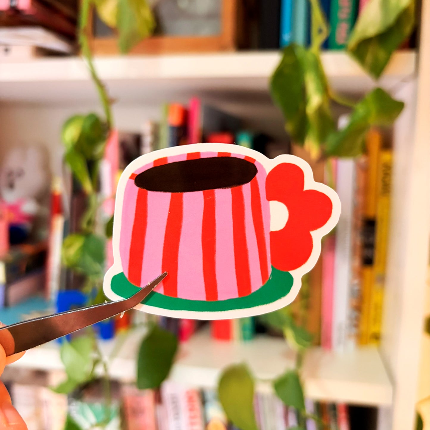 Pegatina Taza de café - Laura Ortiz