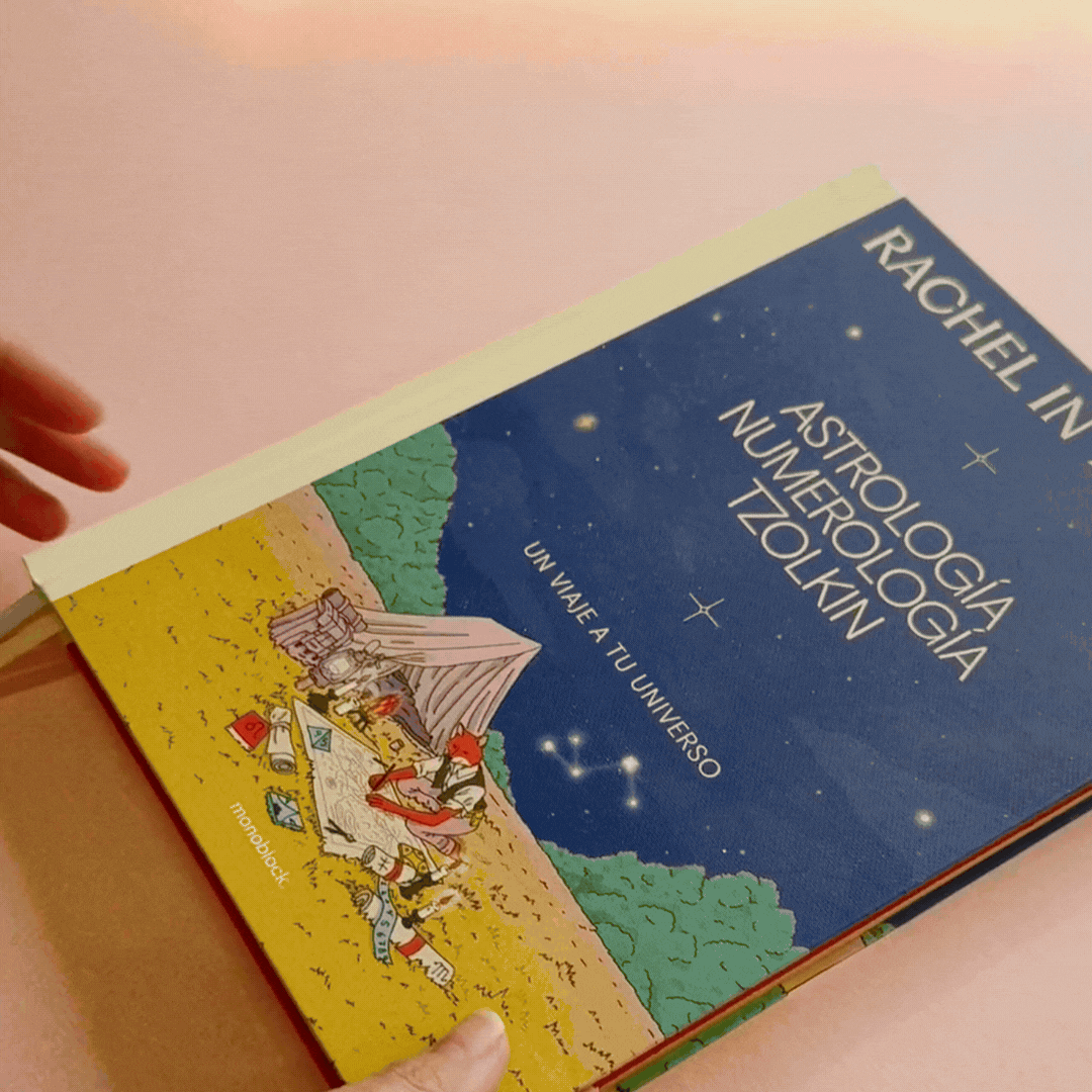 Gif del libro Astrología, numerología, tzolkin de Rachel in the sky