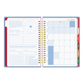 Páginas interiores de la agenda de Dominio Salvaje Revo Solar para 2026 con calendario mensual y gráficos rellenables