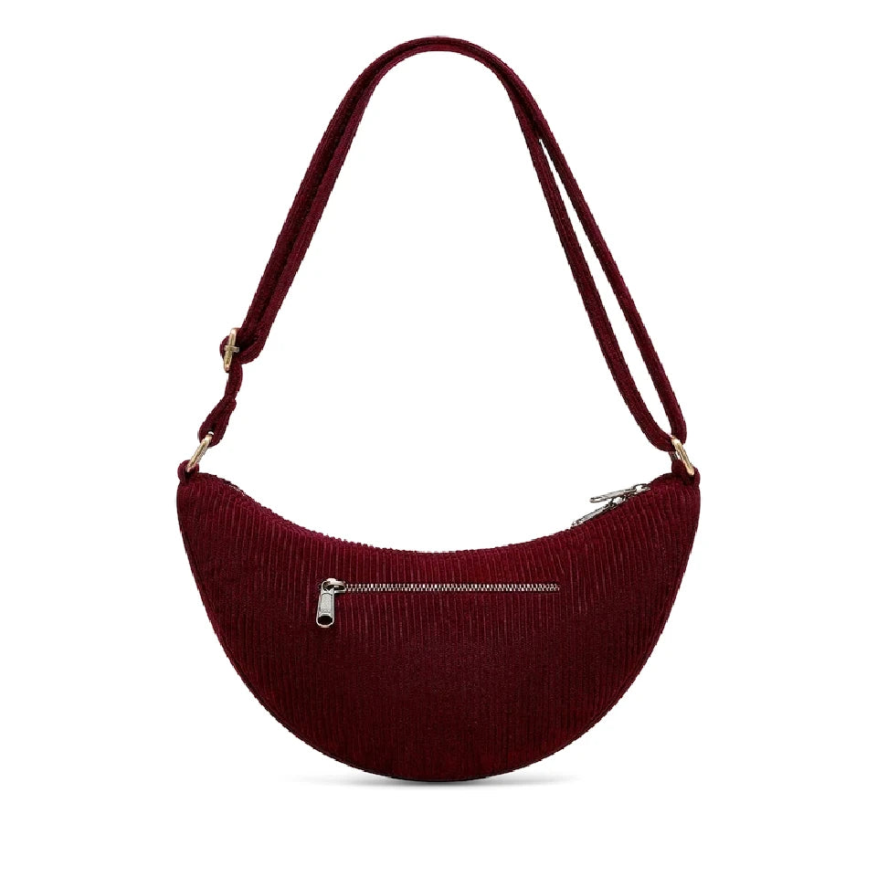 Riñonera de pana burdeos Andrea - Hindbag