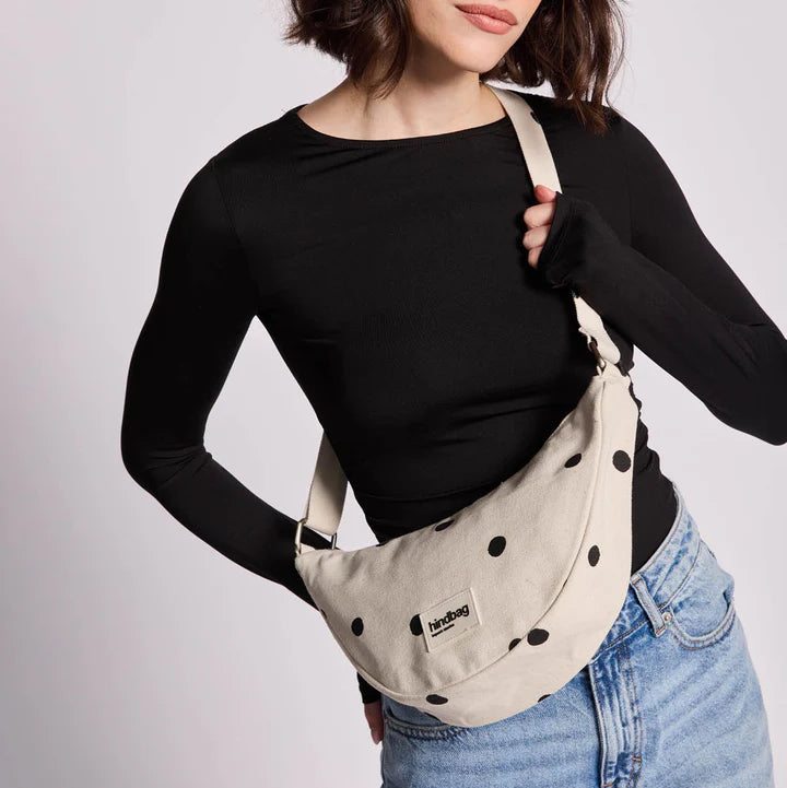 Riñonera crema con lunares Andrea - Hindbag