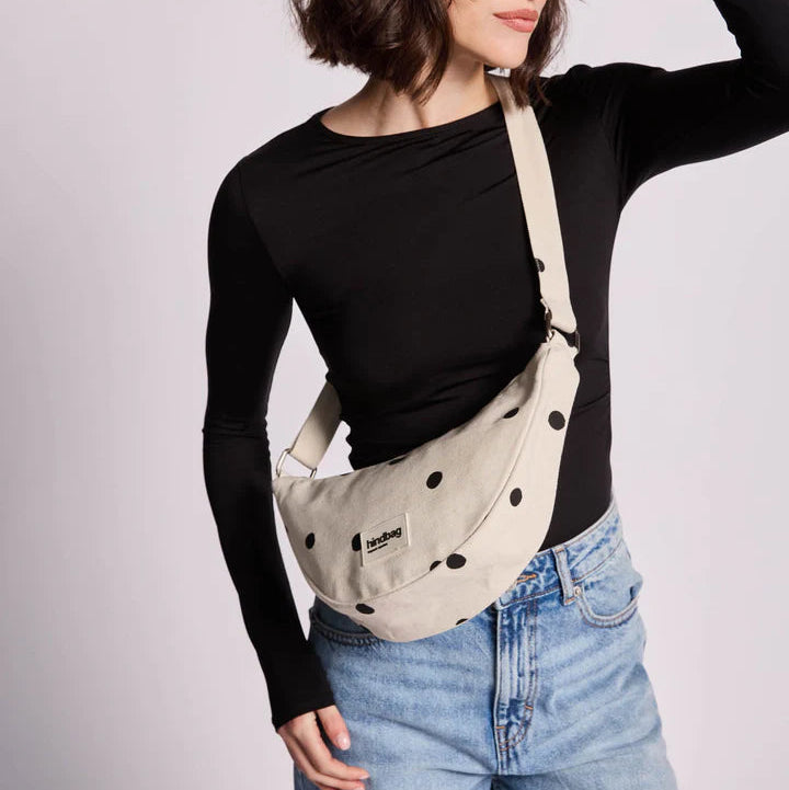 Riñonera crema con lunares Andrea - Hindbag