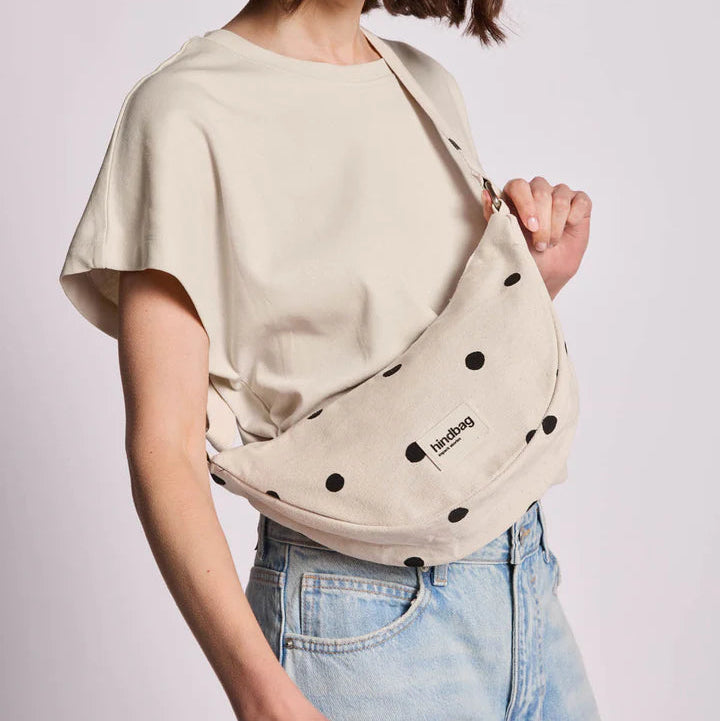 Riñonera crema con lunares Andrea - Hindbag