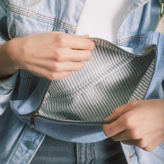 Riñonera Olivia vaquera azul - Hindbag