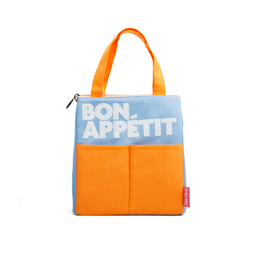 Bolsa de almuerzo isotérmica bon appétit naranja de Helio Ferretti