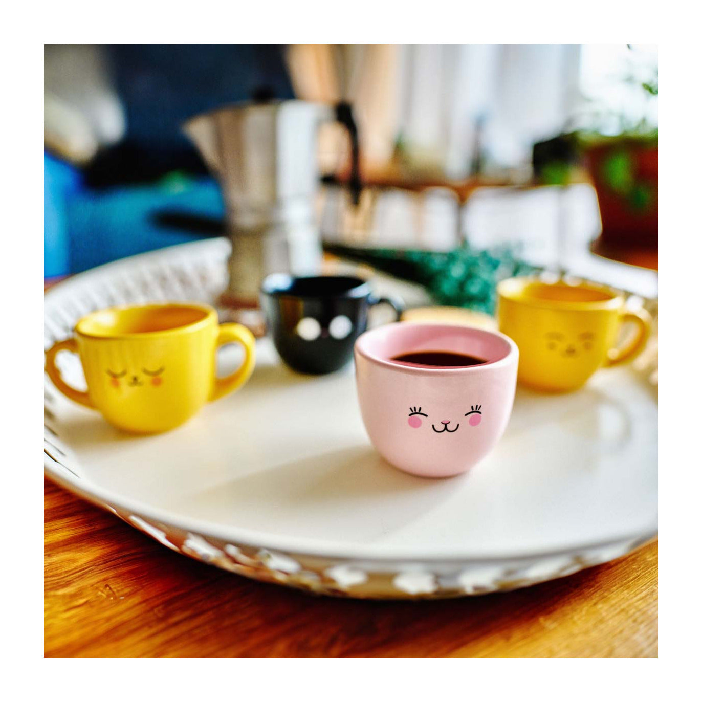 Juego de tazas de café espresso Cute (x4)