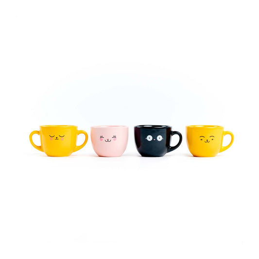 Juego de tazas de café espresso Cute (x4)