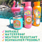 Botellas de agua con pegatinas de Turtle's Soup