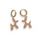 Pendientes arete Perro Caniche de Globos de colores