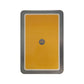 parte de atrás de la libreta en forma de lata de conservas de sardinas en color amarillo y metal, con el logo de la marca balvi en el centro