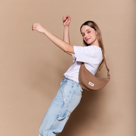 Riñonera marrón canela Andrea - Hindbag