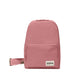 Mochila pequeña para llevar cruzada sobre el pecho o la espalda en color rosa palo
