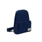 Mochila pequeña azul navy para llevar cruzada