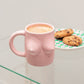 Taza aesthetic tits rosa de Helio Ferretti