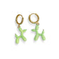 Pendientes arete Perro Caniche de Globos de colores
