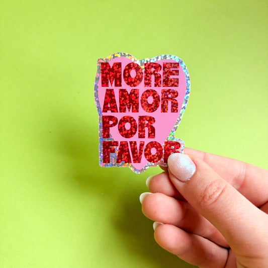 Pegatina More Amor de Laura Ortiz