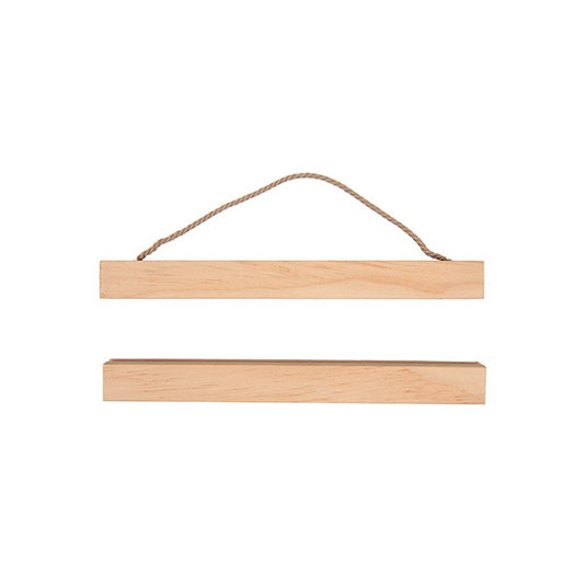 Colgadores de madera de 20 cm ideales para ilustraciones o láminas tamaño A4