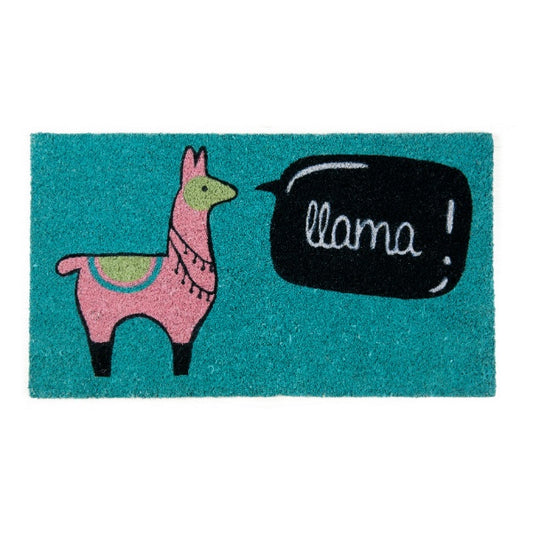 Felpudo Llama alpaca original divertido chiste gracioso alfombrilla umbral puerta colores