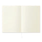 Cuaderno de papel japonés abierto 180 grados de hojas de cuadrícula tamaño A5