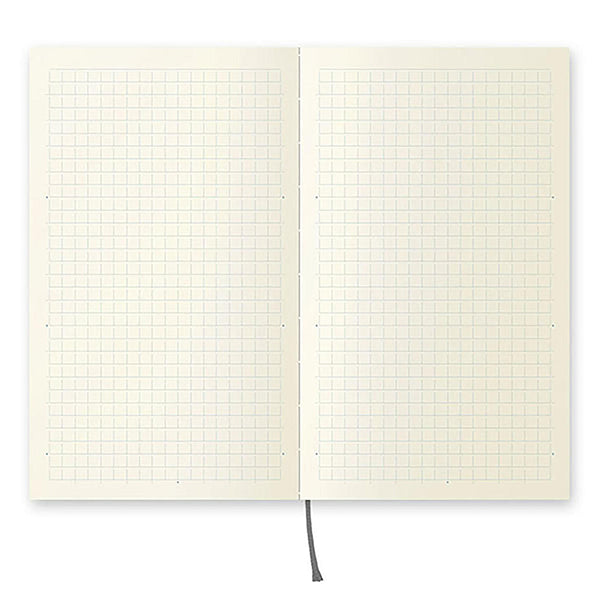 Cuaderno MD de Midori con papel japonés de alta calidad tamaño B6 Slim alargado con hojas a cuadros