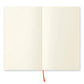Cuaderno MD de Midori con papel japonés de alta calidad tamaño B6 Slim alargado con hojas lisas en tono marfil