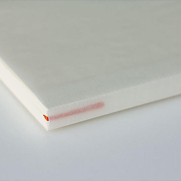Lomo del cuaderno MD de Midori con papel japonés de alta calidad tamaño B6 Slim alargado con hojas lisas en tono marfil