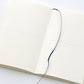 Cuaderno MD de Midori con papel japonés de alta calidad tamaño B6 Slim alargado con hojas a rayas y marcapáginas de seda