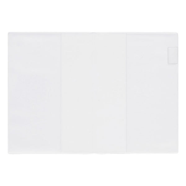 Cubierta funda transparente clear cover Midori MD cuadernos japón papelería proteger protectora